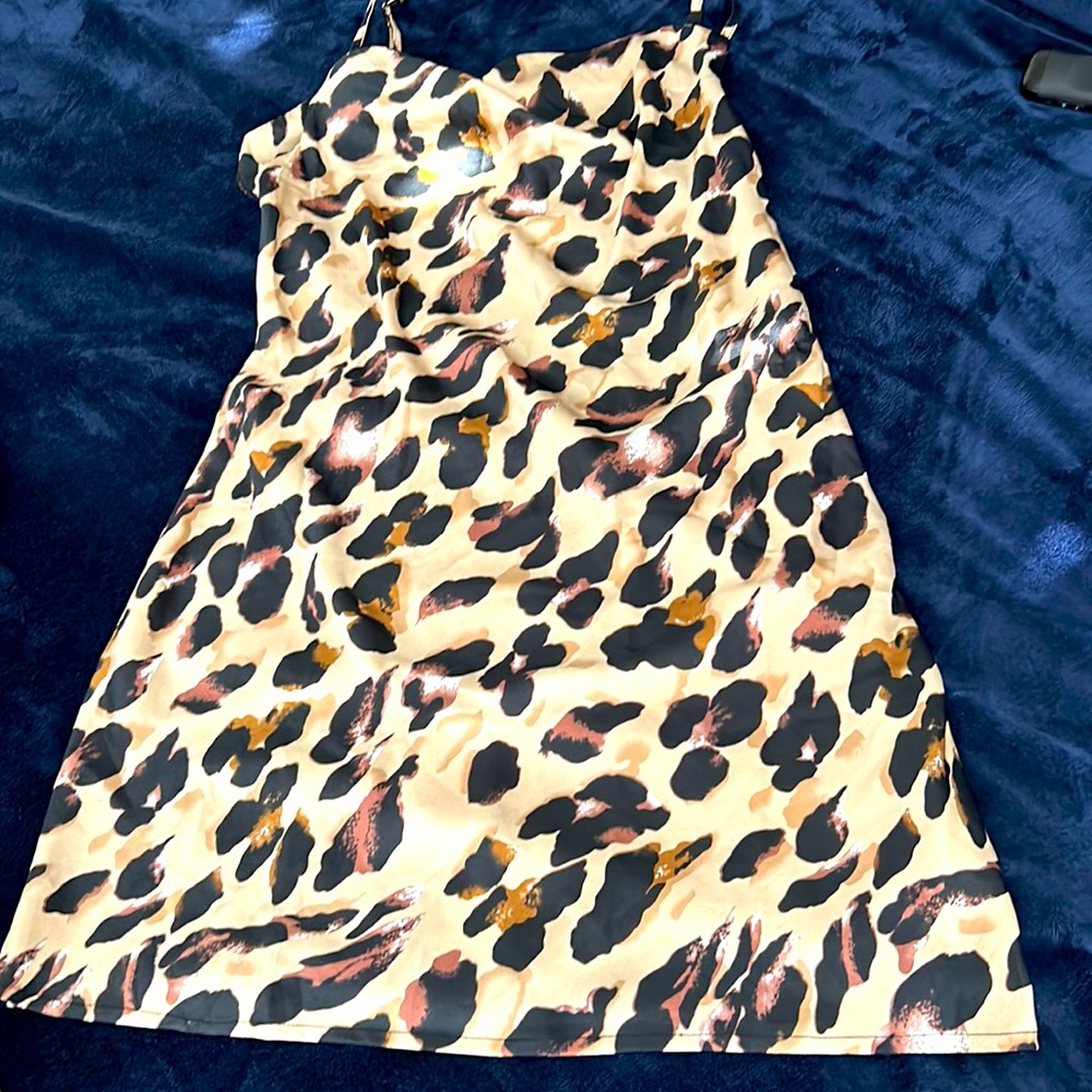 Mini Dress - Fashion Nova - New - Leopard print - Size XL